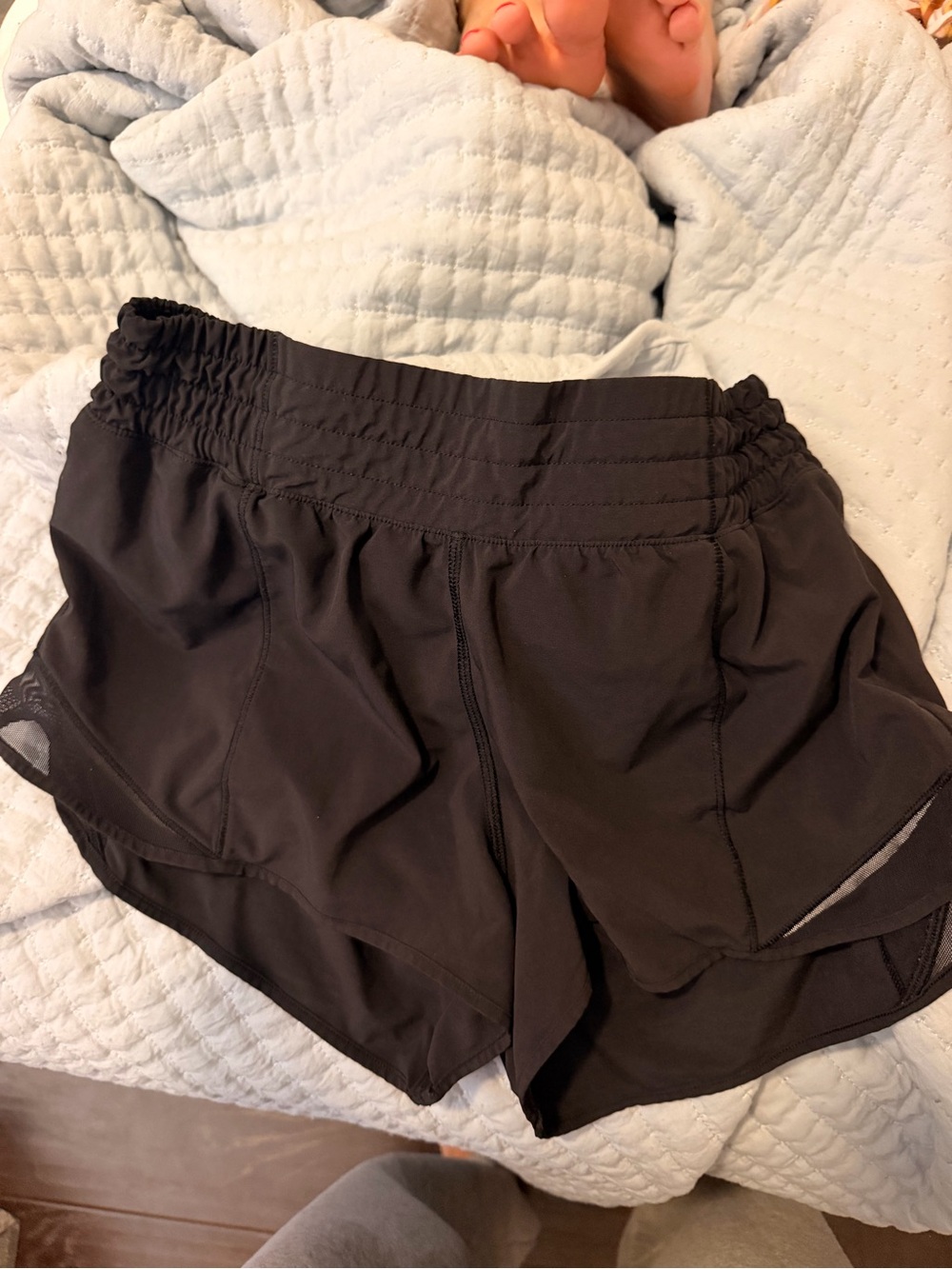 Women's Lululemon black Athletic Running Shorts